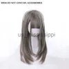 Cosplay Wigs LANLNA Green Middle length Wig Straight Lolita Wigs Cosplay Wigs Heat Resistant Synthetic Hair Anime Party Hair x0901