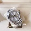 Montre de Luxe 124300 41mm 클래식 기계 달력 사파이어 블루 다이얼 실버 스테인리스 스틸 브레이슬릿 박스 페이퍼 Sapphire Luminous Waterproof with Box