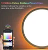 Style RGB Lampa sufitowa Decor Pokój LED LED 24 W 90-240V RGB SUDRLIFIBLE App Control Alexa Google Smart Lamp do domu