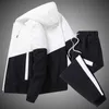 Survêtements pour hommes Hommes Survêtement Casual Joggers Sweat à capuche Vestes et pantalons 2 pièces Ensembles Hip Hop Running Sports Suit 230831