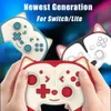 Kontrolery gier Joysticks do kontrolera bezprzewodowego do kreskówki przełącznika/przełącznika Lite Gamepad dla podwójnego silnika kontrolera Pro dla HKD230831