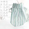 Hondenkleding Gestreepte kleding Shirt Bedrukking Huisdierenkleding Mode Casual Honden Dun Prinsessenkostuum Bichon Groen Lente Zomer Groothandel