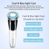 Massaggiatore viso EMS Cool Sonic Vibration Ion LED Pon Anti invecchiamento Ringiovanimento della pelle Lifting Stringere il dispositivo di bellezza per la cura della pelle 230831