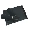 Sacs de rangement Courrier 10pcs Sac noir En plastique Poly Enveloppe Mailing Pochette auto-adhésive