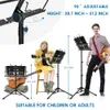 G-Mark Music Stand Dual-USERE-USE Складная подставка для настольной книги на рабочем столе, с подходящей сумкой для музыкального листа, подходящего для инструментального исполнения