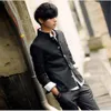 New Tang 2020 Men Black Slim Tunic Jacket Single Breasted Blazer Japanese School Uniform Gakuran College Coat2880