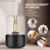 Humidifiers Volcanic Flame Aroma Diffuser Essential Oil Lamp 130ml USB Portable Air Humidifier with Color Night Light Mist Maker Fogger Led Q230901