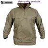 Men's Jackets Army Olive Military Tactical Jacket Men Hooded Pullover Ripstop Waterproof Windbreaker Fleece Thermal Lightweight Trench Coat