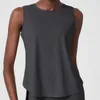 Camiseta sin mangas para Yoga Ice Skin, LU-372, traje para mujer, chaleco deportivo holgado grande, camiseta de Fitness de secado rápido para mujer