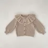 0-3年秋の女の女の子のセーターファッションニットカーディガンジャケットコートベビーセーターコートガールズカーディガン秋のセーター2553