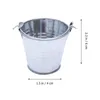 Seaux 24 pièces Mini fer blanc seau métal Pots de fleurs maison de poupée jouets glaçage frites seaux en étain pour fête bonbons 55x4x6cm 230901