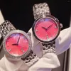 Relógios de pulso de luxo designer marca feminina relógio de qualidade superior moda gota estilo diamante quartzo safira senhoras 316 relógio de pulso de aço
