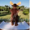 nose moose Mascot Costume Halloween Christmas Fancy Party Dress Cartoon Character Suit Carnival Unisex Adults Outfit