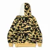 Designers Sharks Full Zip Up Hoodie Men Designers Sharks Hoodies Womens Jackets Hoody Sweatshirt Camouflage Hooded tröja Cardigan Zipper Casual Long Sleeve