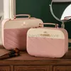 Totes 2020 New cosmetic bag Large capacity PU leather strip travel eyeliner storage cosmetic boxstylishhandbagsstore