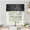 Curtain Halloween Cobweb White Black Short Curtains Kitchen Cafe Wine Cabinet Door Window Small Home Decor Drapes