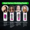 Elektriskt hårtork hårtork 5 i 1 Hot Comb Kit Wet and Dry Professional Curling Iron Hair Starten Styling Tool Hear Dryer Hushåll Borste HKD230902