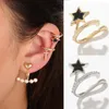 Orecchini pendenti Super Flash Delicati Star Ear Clip per osso Femmina Sensen Fairy Premium Piercles On