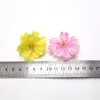 Decorative Flowers 10pcs 4.5cm Artificial Silk Plum Head Wedding Home DIY Flower Wall Decoration Scrapbook Craft