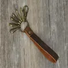 Schlüsselanhänger Ankunft Antik Leder Metall DIY Schlüsselanhänger Schlüsselanhänger handgefertigt für Autoschlüssel Schmuck Zubehör Luxus Herren Geschenk Bulk