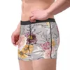 Underpants Boxershorts Мужчины Comfabable Cadies Set Vintage Rose Boxer Boxer