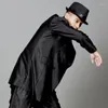 Стадия Wear Ropa Hip Hop Men Long Suit Professional Proping Mechanical Dance Loose Street Dancing Tops наряд Performance Vdb1718