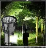 Torches Lampes de poche LED puissantes torche étanche extérieure lampe de poche LED à 8 cœurs avec lumière latérale lanterne rechargeable USB batterie intégrée HKD230902