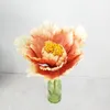 장식용 꽃 다중 크기 웨딩 꽃 대형 실크 인공 모란 머리 DIY 배경 벽 장식