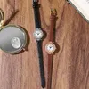 Wristwatches 2023 Beimu Face Round Watch Casual Leather Exquisite Small Dial Quartz Waterproof Women Wrist Relaxo Femino