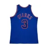 Gh Larry Johnson Patrick Ewing 1996-97 Knick Basketball-Trikot New John Starks York Charles Mitch und Ness Throwback Trikots Weißblau Größe