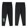 Calça de moletom para homens com bolsos meninas tamanho 14-16 peça preta ogger calças de musculação skinny sweatpants letras salpicadas mulheres hip-hop skate