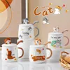 Mugs Creative Cup Ceramic Cartoon 3D Mug Ceramics & Pottery Original And Funny Cups To Give Away Coffee Drinkware