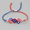 Charm armband go2boho miyuki för kvinnor amerikanska flaggsmycken pulseras 2023 America Armband trendig handgjorda pärlsmycken gåva