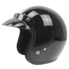 Motorcykelhjälmar 2023 Style Cykling Bike Sun Visor 3/4 Half Helm Open Face Cap för Halley Motorbike