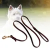 Halsbanden Training Hardloopketting Veiligheid Uitbreiding Sterke trekriem voor huisdieren Touw PU-leer Slijtvast Lange clip Wandelen