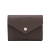 Haute qualité Porte-cartes de mode Billfold Femmes Portefeuilles Court Discount Classique Zippe Cuir Fleur Plaid Avec boîte d'origine Femme Porte-monnaie Portefeuille LB160