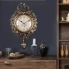 Wall Clocks Peacock Restaurant Interior Art Aesthetic Design Watch Minimalist Chinese Style Reloj Pared Home Decoration