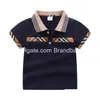 Polos Détail Bébé Garçons Vêtements Chemises À Manches Courtes Mode Enfant En Bas Âge Enfants Tee Tops Casual Sport Tenues Designers 1-6Y Drop Delive Dhtd1