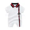 Pagliaccetti Pagliaccetto per neonato Vestiti per ragazzo Manica corta Neonato Abbigliamento in cotone Designer per bambini Consegna a goccia Tute di maternità per bambini Dhxv4