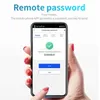 Door Locks Fingerprint Smart Door Lock Password App Remote Control Smart Ball Electronic Lock Tuya HKD230902