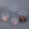 Storage Bottles PP Jars Clear Container With Lid BPA-Free Empty Plastic Bucket Airtight For Bulk Food 280ML/500ML/1L/2L