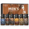 Encens HIQILI Huiles de parfum pour hommes Ensemble d'huiles essentielles pour l'aromathérapie Huile de parfum pure Huile d'arôme pour diffuseur de voiture Fabrication de bougies x0902