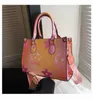 Women's Tote Old flower net red Large capacity versatile bag Wide shoulder band tide 60% Off Outlet Online