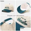 Berretti da baseball Lettera vintage Berretto da baseball in velluto a coste ricamato Colore caramella Cappelli invernali caldi per uomo Donna Fresco Hip Hop Viso Bone Gorras D Dhkuh