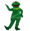 halloween Business Customized Green Frog Mascot Costumes Cartoon Halloween Mascot For Adults