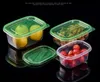 Nome dell'articolo wholesale Contenitore per torta in plastica usa e getta da 709 ml 8 tipi di coperchio a colori Modello a strati Scatola per pane per torta Bento Boxes Scatola per pranzo