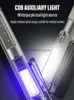 Torches Professional Medical Flashlight Rechargeable Pen Light with Memory Switch Three light sources and UV Light 32 Hours Battery Life HKD230902