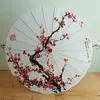 Paraplyer 82 cm tyg kinesisk stil oljepapper paraply hanfu kvinnlig regntät dans hem dekor klassisk sombrilla dekorativ