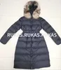 럭셔리 패션 디자이너 여성 짧은 다운 재킷 버클 벨트 블랙 파카 겨울 패딩 코트 여우 모피 칼라 모자
