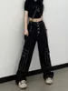 Women's Jeans Y2K High Waist 2023 Spring American Quality Retro Work Wear Straight Tube Long Loose Wide Leg Pants